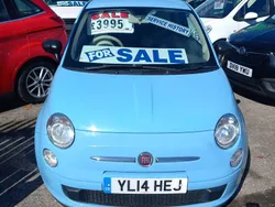 Blue Used 2014 Fiat 500 Pop Hatchback | £3,995 (Fair price)