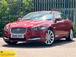 Red Used 2015 Jaguar XF Portfolio Sedan | £7,990 (Fair price)