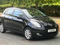 Black Used 2011 Toyota Yaris Hatchback | £2,295 (Fair price)