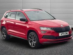 Red Used 2019 Skoda Karoq SportLine SUV | £17,995 (Fair price)
