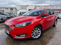 Red Used 2015 Ford Focus Titanium Hatchback | £5,999 (Expensive)