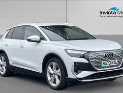 White Used 2023 Audi Q4 e-tron S-Line SUV | £29,000 (Super price)
