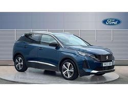 Blue Used 2022 Peugeot 3008 Allure Premium SUV | £17,185 (Fair price)