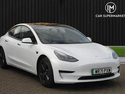 White Used 2021 Tesla Model 3 Standard Range Sedan | £17,885 (Fair price)