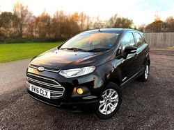Black Used 2016 Ford Ecosport Zetec SUV | £4,500 (Good price)