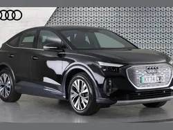 Black Used 2024 Audi Q4 Sportback e-tron Sport SUV | £28,126