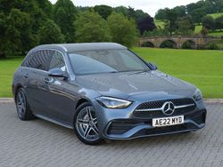 Grey Used 2022 Mercedes C200 AMG line Estate | £27,299 (Expensive)