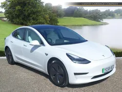 White Used 2019 Tesla Model 3 Standard Range Plus Sedan | £13,300 (Fair price)