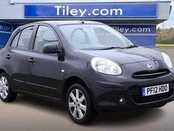 Black Used 2012 Nissan Micra Acenta Hatchback | £2,990 (Fair price)