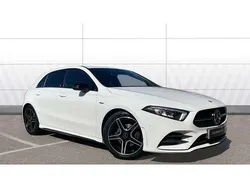 White Used 2021 Mercedes A180 Executive Hatchback | £19,475 (Fair price)