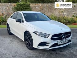 White Used 2021 Mercedes A250 AMG line Sedan | £12,850 (Fair price)