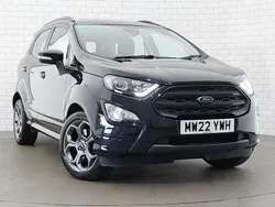 Black Used 2022 Ford Ecosport ST-Line SUV | £13,498 (Fair price)