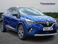 Blue and black Used 2024 Renault Captur Techno SUV | £18,100 (Fair price)