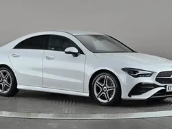 White Used 2023 Mercedes CLA200 Executive Coupe | £31,898 (Fair price)