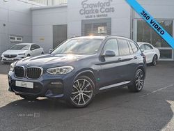 Blue Used 2018 BMW X3 M Sport SUV | £23,995 (Good price)