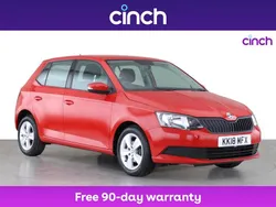 Red Used 2018 Skoda Fabia Hatchback | £6,849 (Fair price)