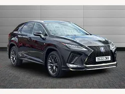 Black Used 2022 Lexus RX450h Sport Line SUV | £38,950 (A bit pricey)