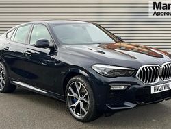 Black Used 2021 BMW X6 M Sport SUV | £38,581 (Fair price)