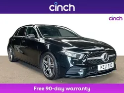 Black Used 2021 Mercedes A200 AMG line Hatchback | £17,899 (Fair price)