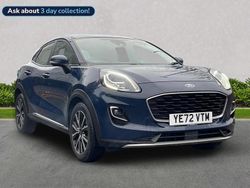 Blue Used 2022 Ford Puma Titanium Hatchback | £12,995