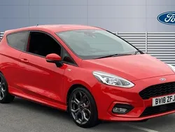 Red Used 2018 Ford Fiesta ST-Line Hatchback | £8,383 (Fair price)