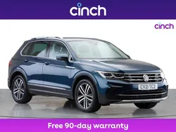 Blue Used 2021 VW Tiguan Elegance SUV | £19,189 (Good price)