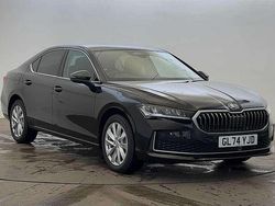 Midnight black metallic Used 2024 Skoda Superb SE Technology Hatchback | £23,995 (Fair price)