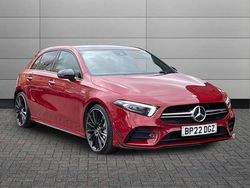 Red Used 2022 Mercedes A35 AMG Premium Plus Hatchback | £27,395 (Fair price)