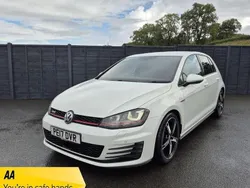 White Used 2017 VW Golf VII GTI Hatchback | £17,695 (Fair price)