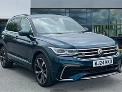 Blue Used 2024 VW Tiguan R-line Edition SUV | £32,136 (Fair price)