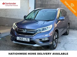 Blue Used 2015 Honda CR-V EX SUV | £10,295 (Fair price)