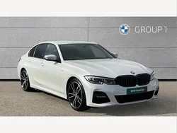 Mineral white Used 2020 BMW 320 M Sport Sedan | £23,995 (Fair price)