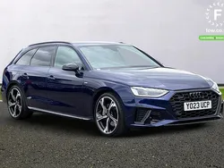 Blue Used 2023 Audi A4 Black Edition Estate | £34,399