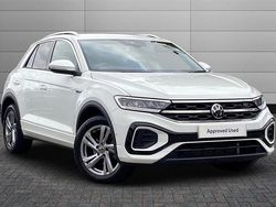 Pure white Used 2023 VW T-Roc R-line SUV | £23,895 (Fair price)