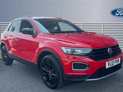 Red Used 2021 VW T-Roc Black Edition SUV | £17,747 (Fair price)