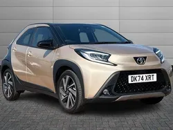 Ginger beige with black Used 2024 Toyota Aygo Hatchback | £14,895 (Fair price)