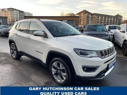 White Used 2021 Jeep Compass Limited SUV | £17,940
