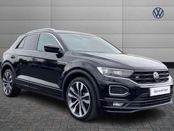 Black Used 2021 VW T-Roc R-line SUV | £20,999 (Fair price)