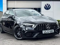 Black Used 2022 Mercedes A45 AMG AMG Hatchback | £42,602 (Fair price)