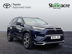 Blue/black Used 2022 Toyota RAV4 Estate | £28,500 (Fair price)