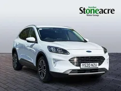 White Used 2020 Ford Kuga Titanium SUV | £14,990 (Fair price)