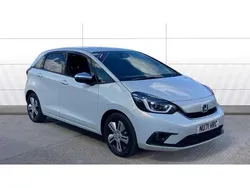White Used 2021 Honda Jazz Hybrid Hatchback | £18,599 (Fair price)