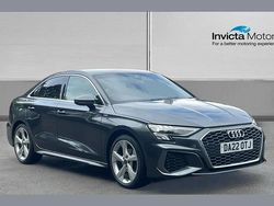 Grey Used 2022 Audi A3 S-Line Sedan | £20,945 (Good price)