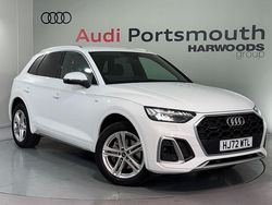White Used 2022 Audi Q5 S-Line SUV | £30,690 (Fair price)