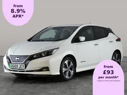 White Used 2019 Nissan Leaf N-Connecta Hatchback | £7,737 (Fair price)