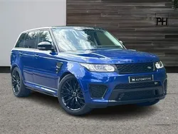 Blue Used 2017 Land Rover Range Rover Sport SVR SUV | £33,460 (Super price)