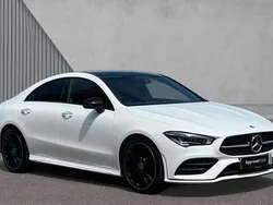 White Used 2022 Mercedes CLA220 AMG Line Premium Plus Sedan | £25,121 (Fair price)