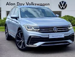 Silver Used 2021 VW Tiguan R-line SUV | £24,495 (Fair price)