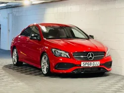 Red Used 2018 Mercedes CLA200 AMG line Sedan | £8,489