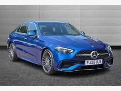 Blue Used 2025 Mercedes C200 AMG Line Premium Plus Sedan | £42,990